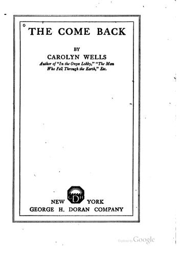 The come back cover