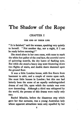 The Shadow of the Rope cover
