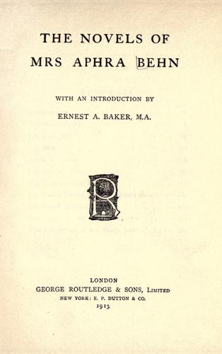 Novels cover