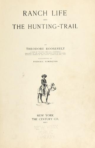 Ranch life and the hunting-trail cover