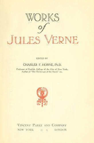 Works of Jules Verne cover