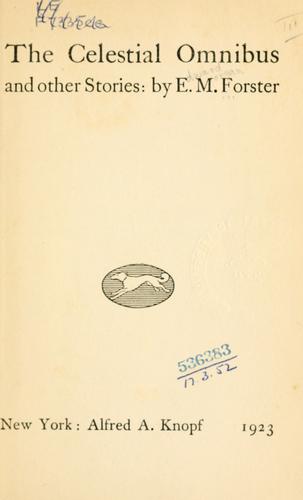 The Celestial Omnibus and other stories cover