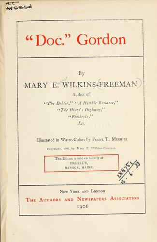 "Doc." Gordon cover