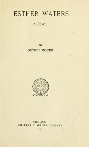 Esther Waters, a Novel cover