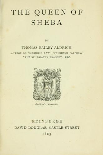 The queen of Sheba cover