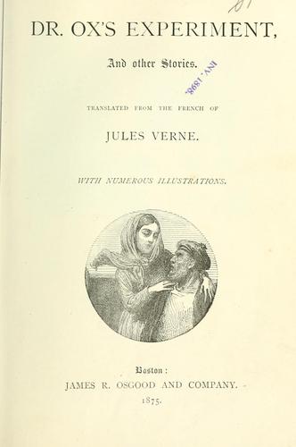 Dr. Ox's experiment cover