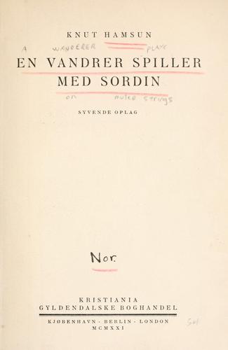 En vandrer spiller med sordin cover