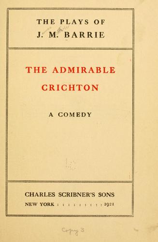 The Admirable Crichton cover
