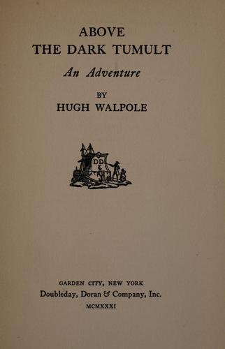 Above the dark tumult, an adventure cover
