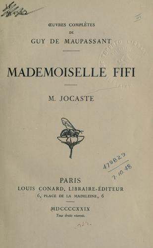 Mademoiselle Fifi cover