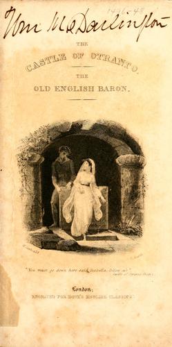 The Castle of Otranto cover