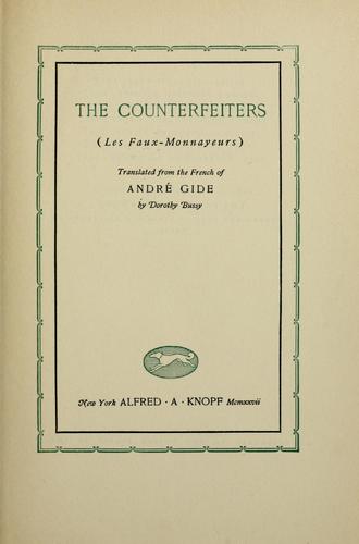 Faux-Monnayeurs cover
