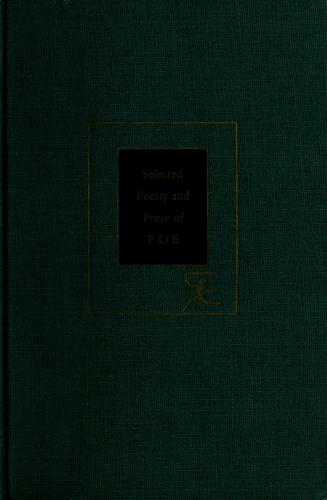 The Selected Poetry and Prose of Edgar Allan Poe [32 Stories, 42 Poems, 11 Essays] cover