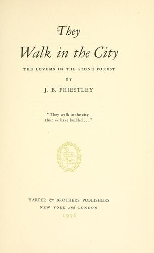They walk in the city cover