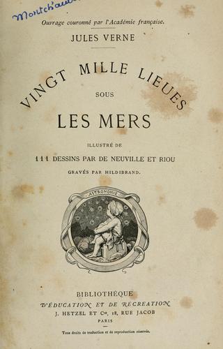 Vingt mille lieues sous les mers cover