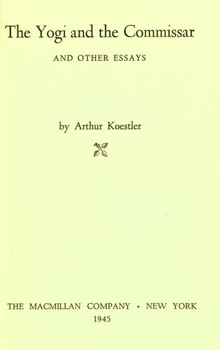 The Yogi and the Commissar cover