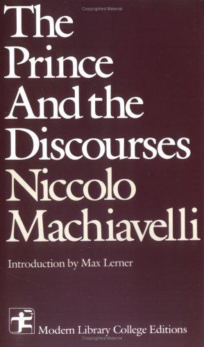 The Prince and the Discourses cover