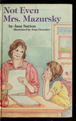 Not even Mrs. Mazursky cover
