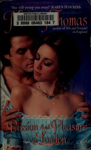 Passion and Pleasure in London cover