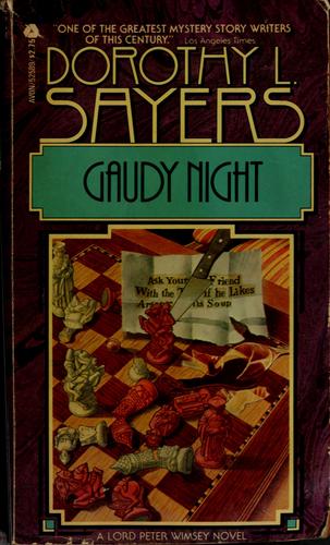 Gaudy Night cover