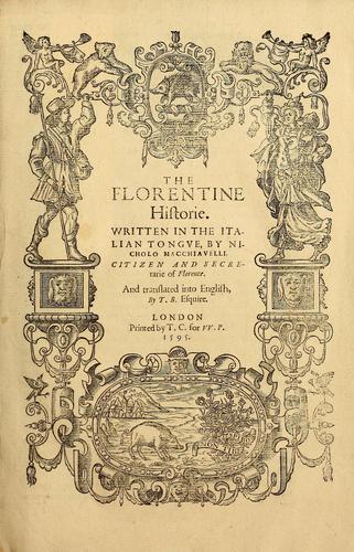 Istorie Fiorentine cover