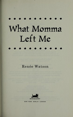 What Momma left me cover
