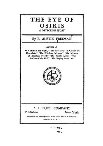 Eye of Osiris cover