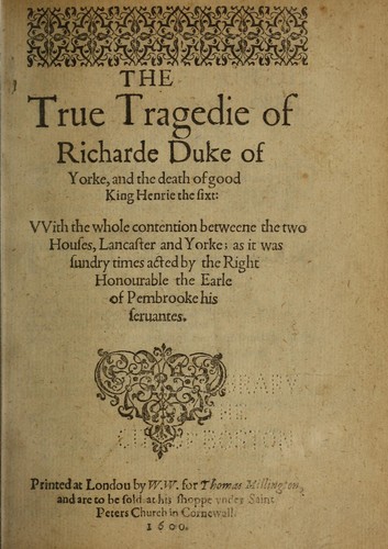 Henry VI, Part 3 cover