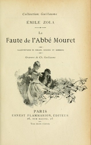 La faute de l'abbé Mouret cover