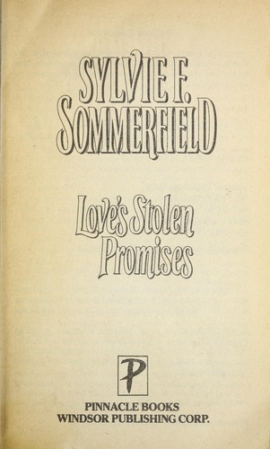 Love's Stolen Promises cover