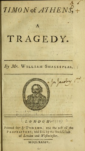 Timon of Athens cover
