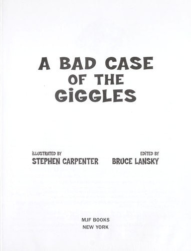 Bad Case of the Giggles cover