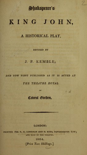 King John cover