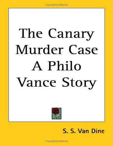 The "Canary" Murder Case cover