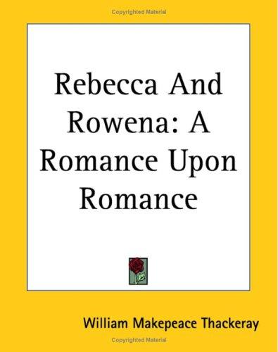 Rebecca and Rowena cover