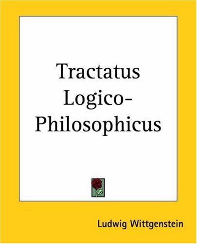 Tractatus logico-philosophicus cover