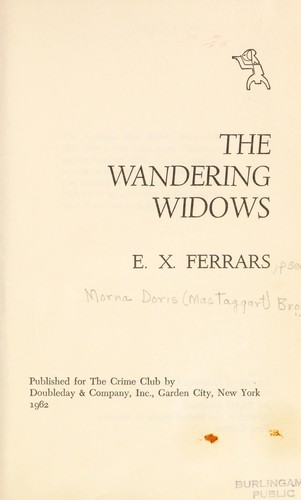 The Wandering Widows cover