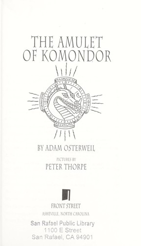The amulet of Komondor cover