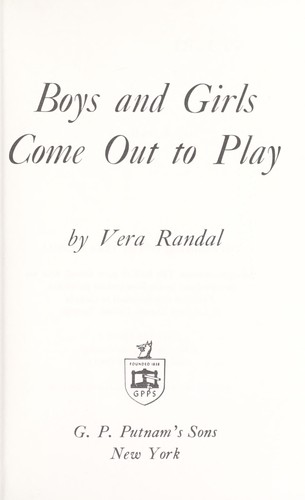 Boys and girls come out to play cover