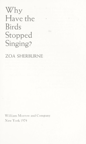 Why have the birds stopped singing? cover
