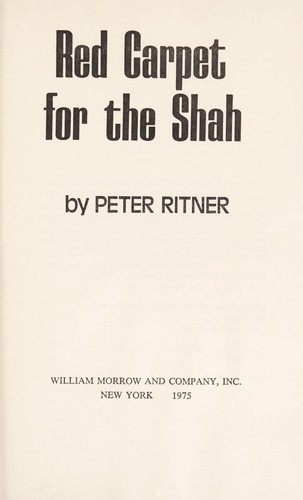 Red carpet for the shah cover