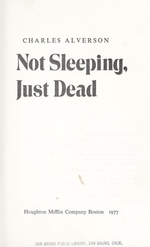 Not sleeping, just dead cover