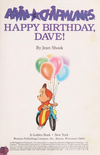 Happy birthday, Dave! cover