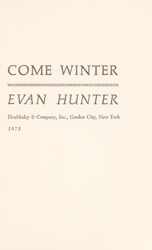Come winter cover