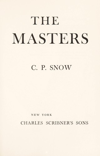 The masters cover