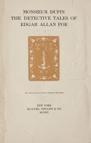 Short Stories (Gold-Bug / Murders in the Rue Morgue / Mystery of Marie Roget / Purloined Letter / Thou Art the Man) cover