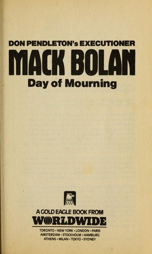 Day of  Mourning (Executioner/Mack Bolan  #62) cover