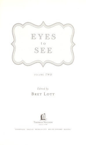 Eyes to see cover