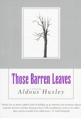 Those barren leaves, a novel cover