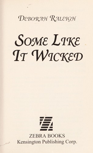 Some Like It Wicked cover